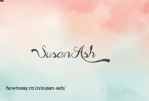 Susan Ash