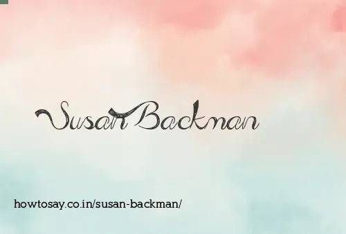 Susan Backman