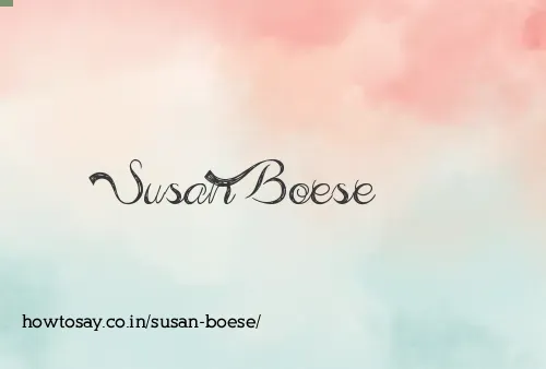 Susan Boese