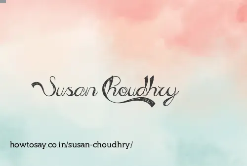 Susan Choudhry
