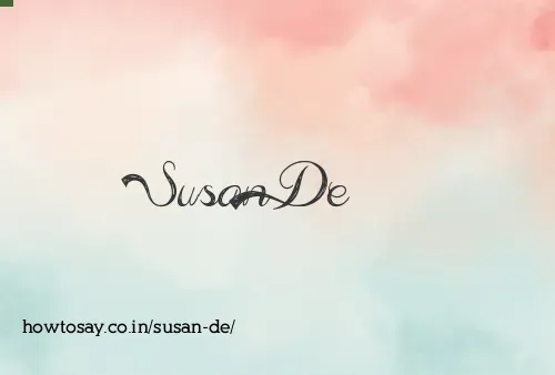 Susan De
