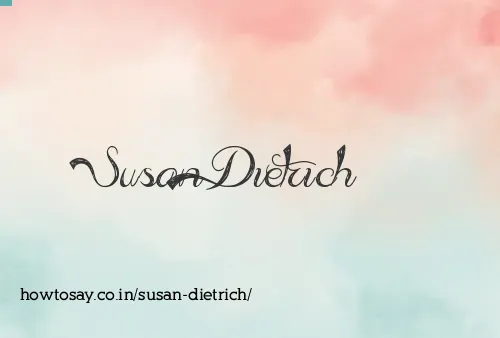 Susan Dietrich