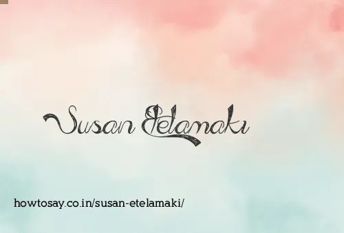 Susan Etelamaki