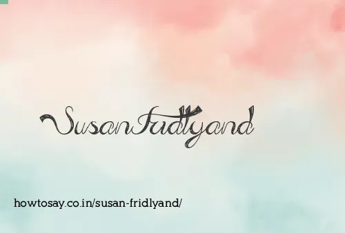 Susan Fridlyand