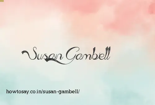 Susan Gambell
