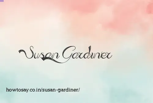 Susan Gardiner