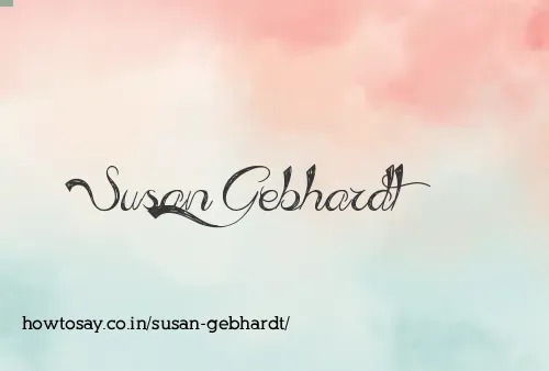 Susan Gebhardt