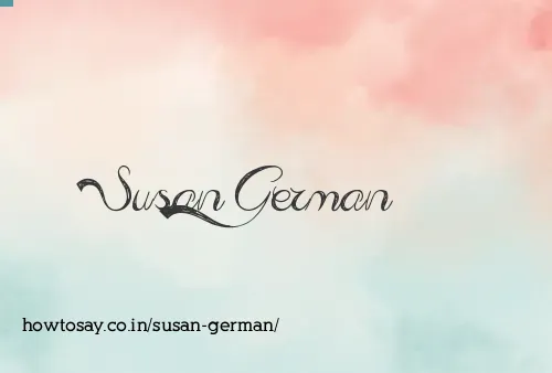 Susan German
