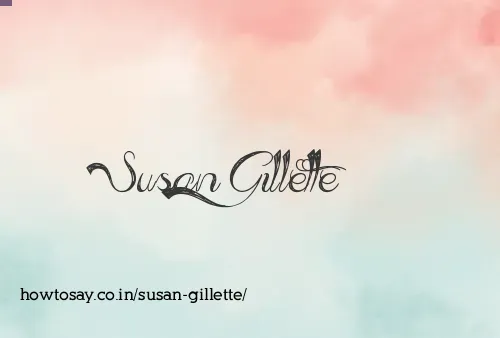 Susan Gillette