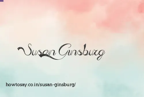 Susan Ginsburg