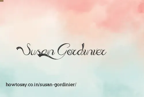 Susan Gordinier