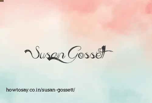 Susan Gossett