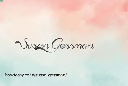 Susan Gossman