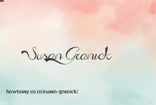Susan Granick