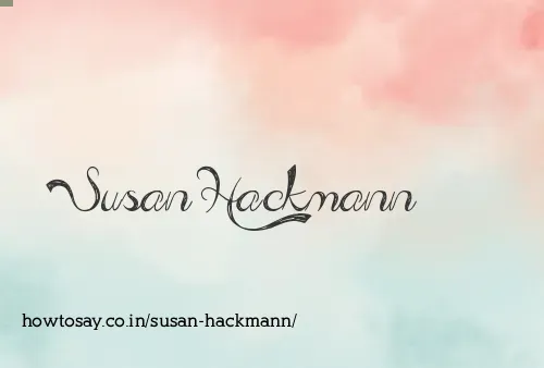 Susan Hackmann
