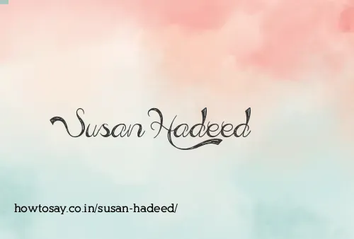 Susan Hadeed
