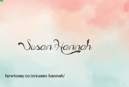 Susan Hannah