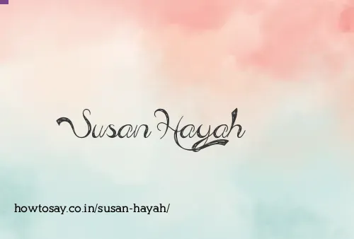Susan Hayah