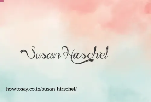 Susan Hirschel