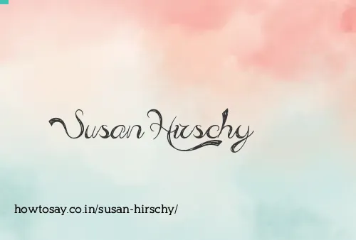 Susan Hirschy
