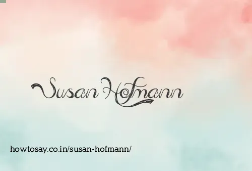 Susan Hofmann