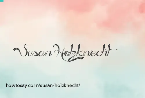 Susan Holzknecht