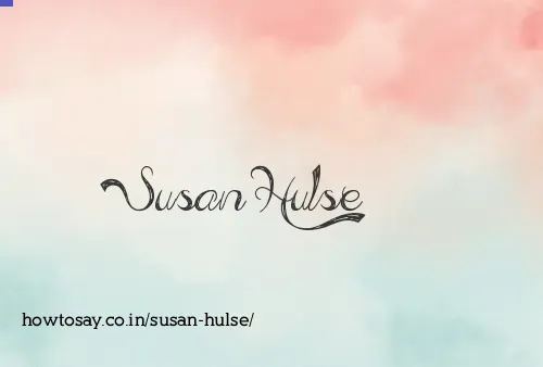 Susan Hulse