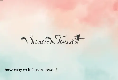 Susan Jowett