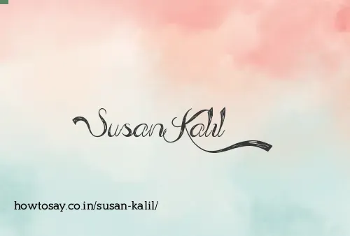 Susan Kalil