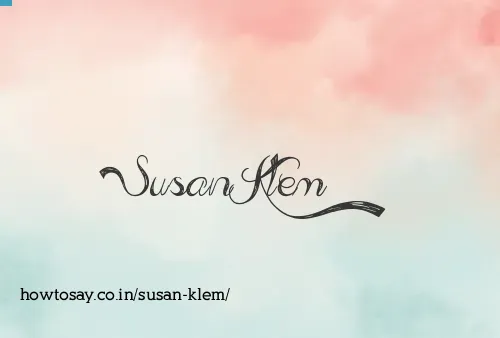Susan Klem