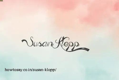 Susan Klopp