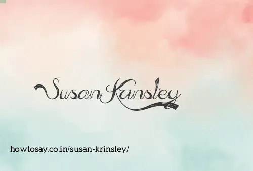 Susan Krinsley