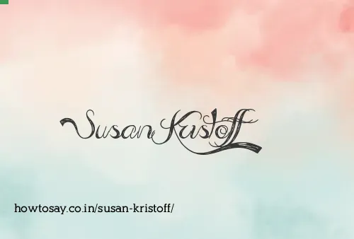 Susan Kristoff