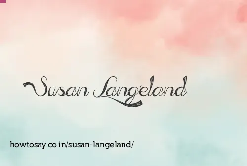 Susan Langeland
