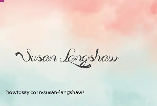 Susan Langshaw
