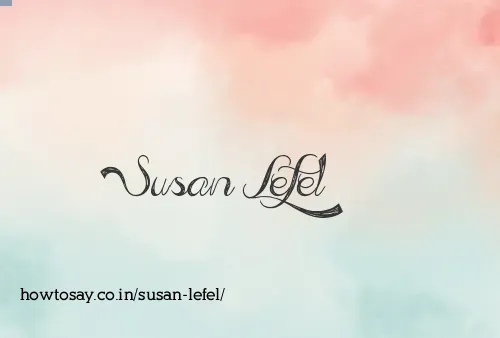 Susan Lefel