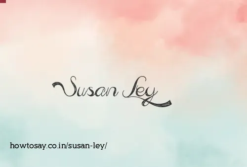 Susan Ley