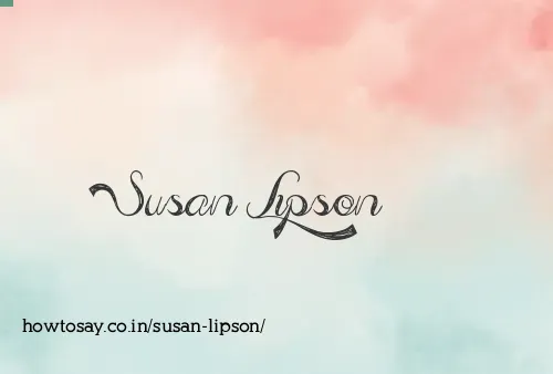 Susan Lipson