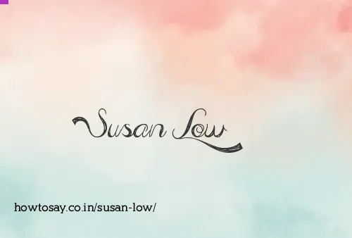 Susan Low