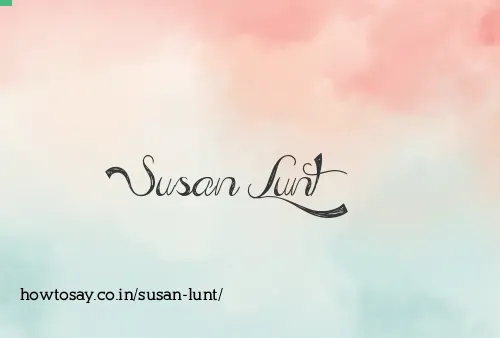 Susan Lunt