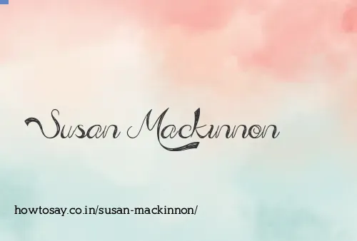 Susan Mackinnon