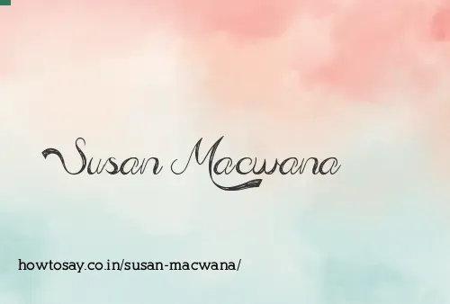 Susan Macwana