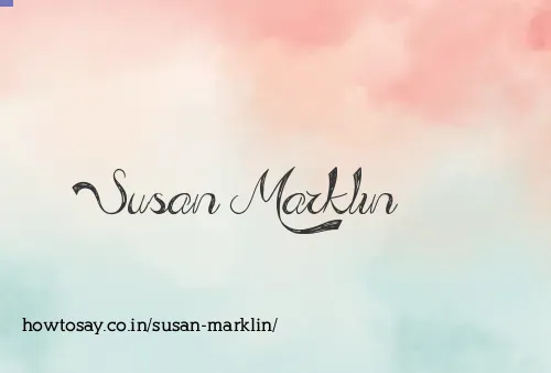 Susan Marklin