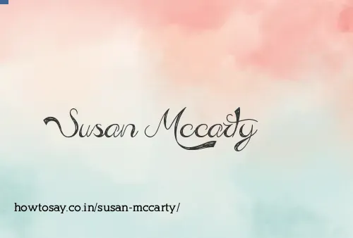 Susan Mccarty