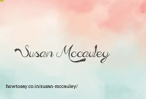 Susan Mccauley