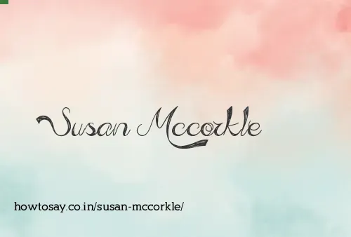 Susan Mccorkle