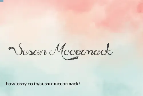Susan Mccormack