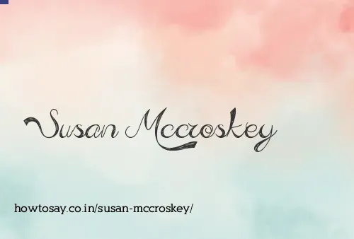 Susan Mccroskey