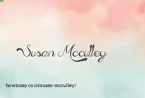 Susan Mcculley