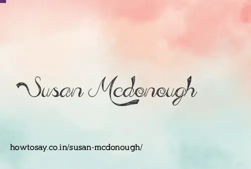 Susan Mcdonough